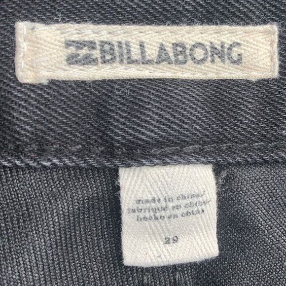 Billabong black Jean Shorts size 29 - Picture 3 of 6